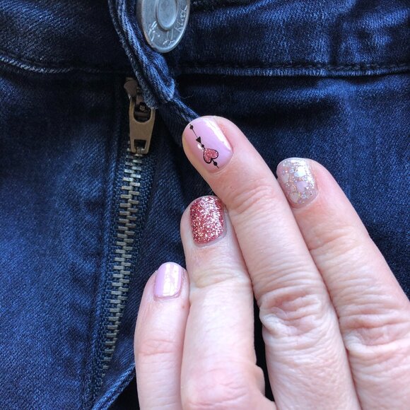 KFTK Ellen Ankle Skinny Jeans Dark Wash Size 10 - Picture 7 of 13